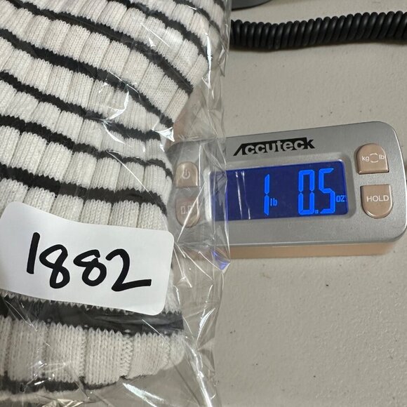 Lauren Ralph Lauren Womens Rib Knit Striped V-Neck Sweater Lock Button Size XL - Picture 11 of 11